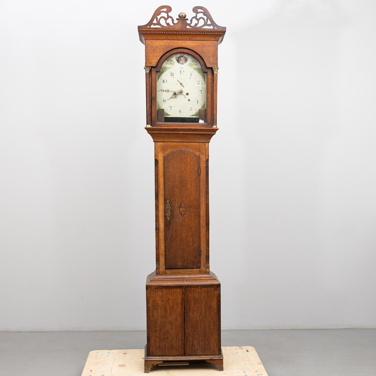 A 19th century England floor clock.