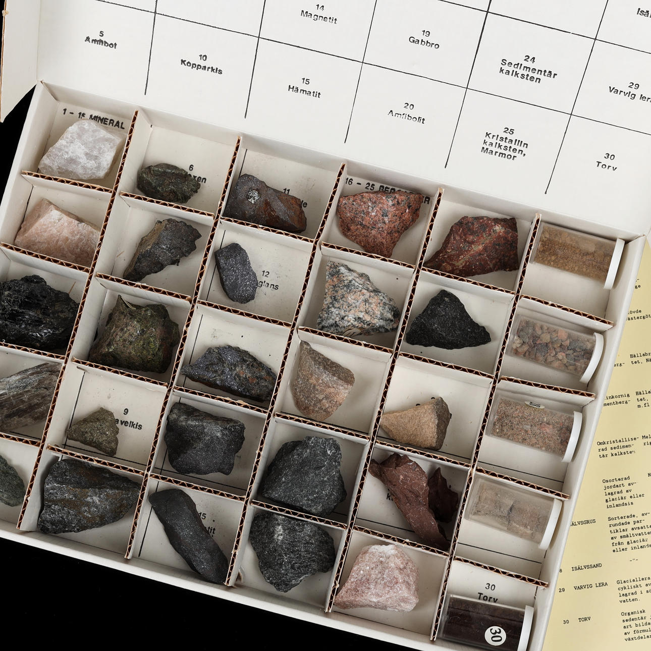 STENSAMLING, SGU, Utbildningsradion.