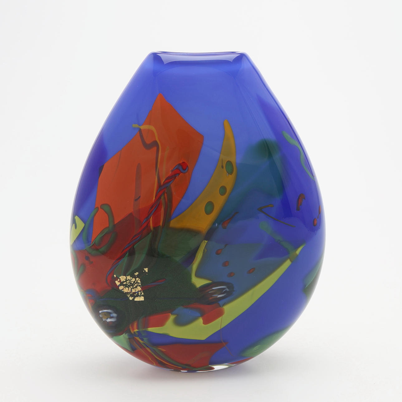 JAN-ERIK RITZMAN. VASE, GLAS, TRANSJÖ.