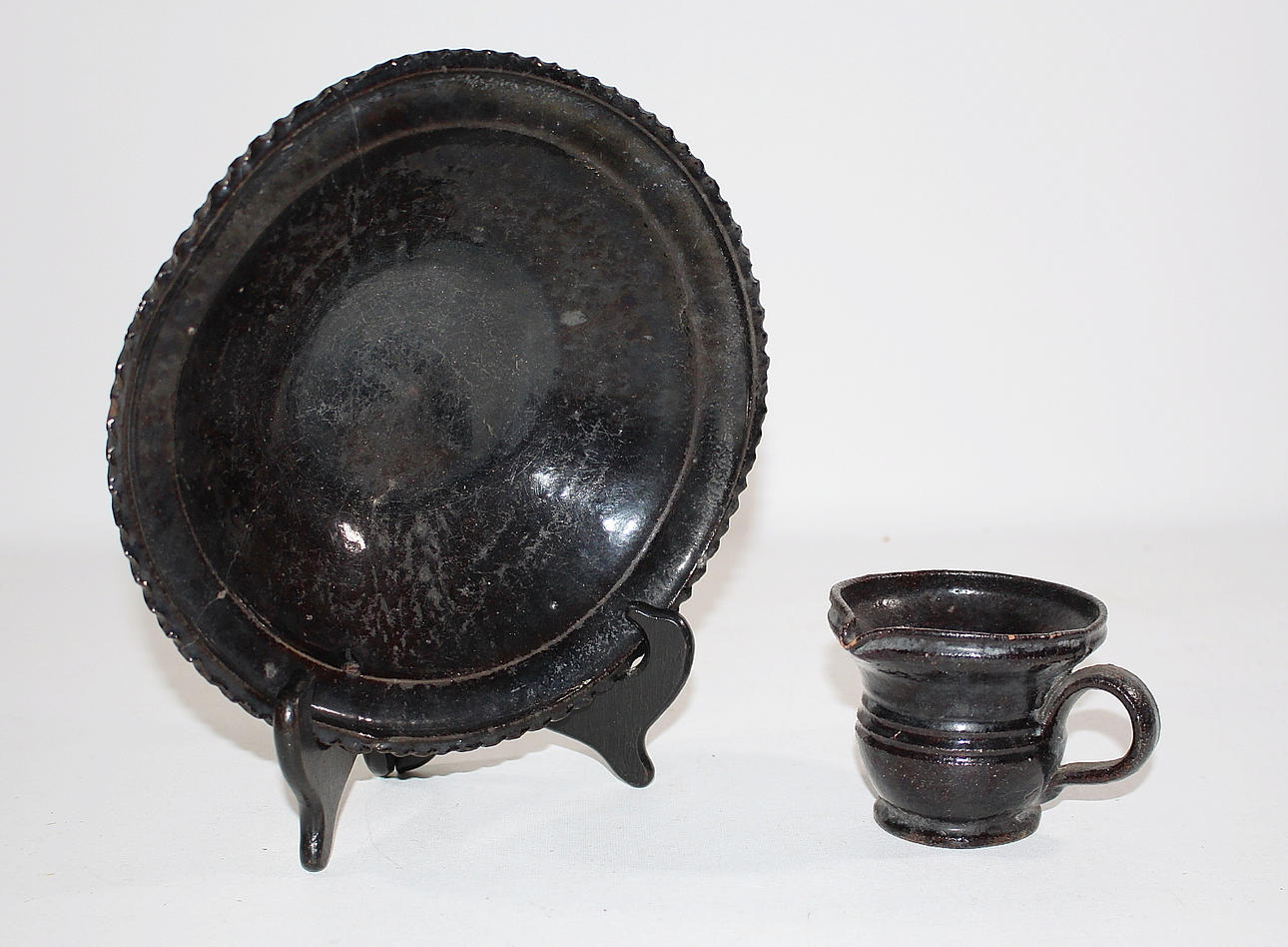 SKÅL och KANNA, keramik, 1700-tal.