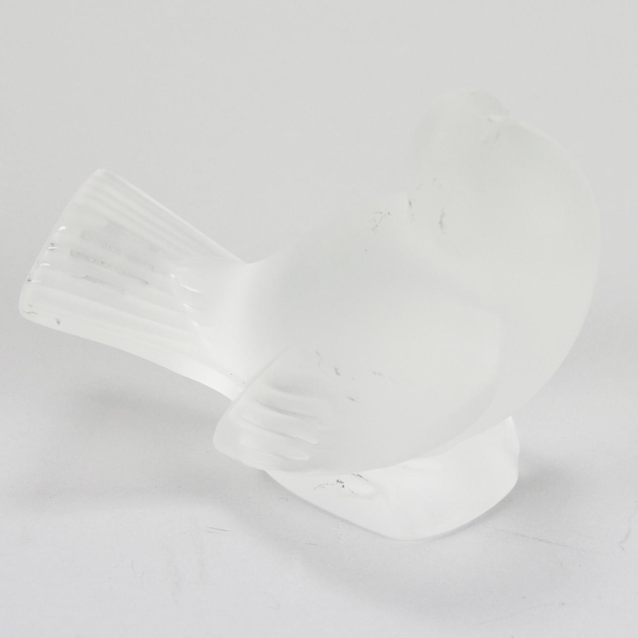 FIGURIN, glas, fågel, Lalique, Frankrike, 1900-tal.