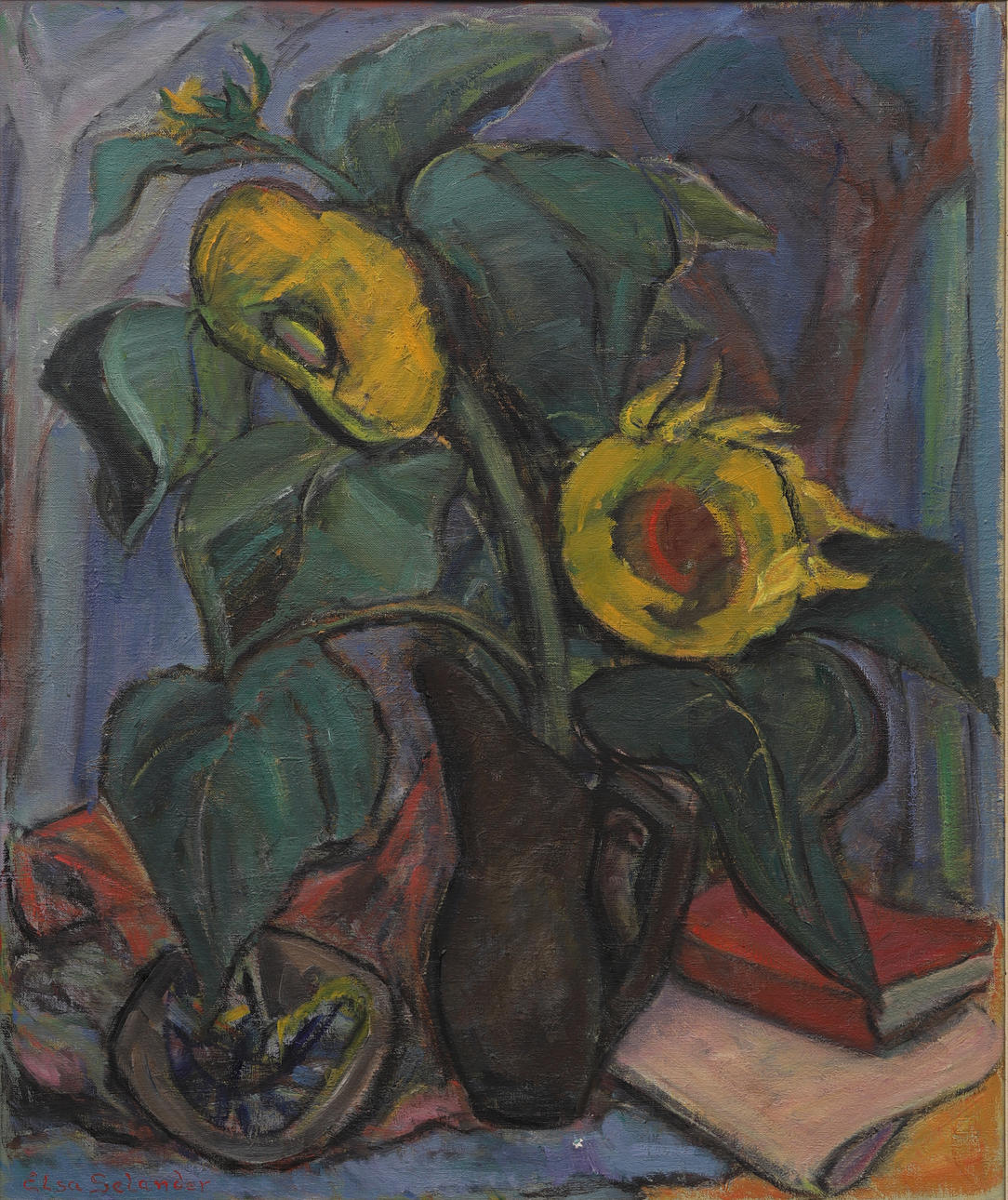 ELSA SELANDER (1906-1960). Oil on canvas, signed. Art - Paintings ...