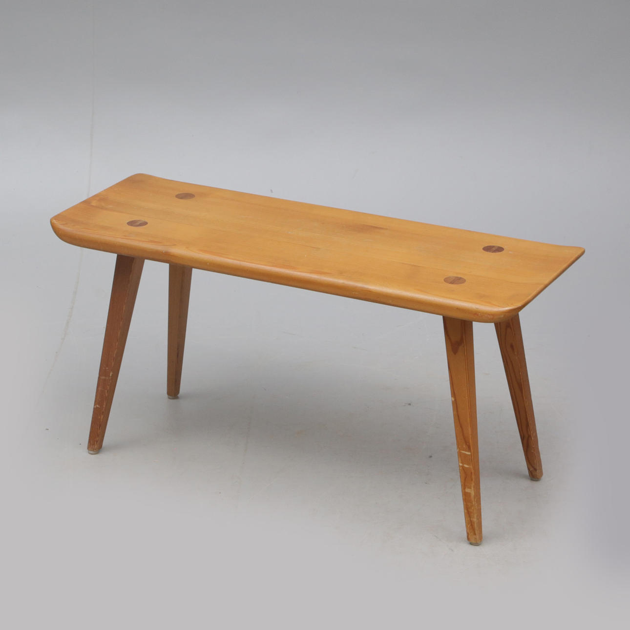 CARL MALMSTEN. A bench, Visingsö, signed.