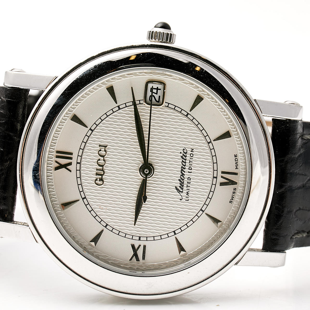 WRISTWATCH, Gucci, Limited edition 7400, automatic, date, steel