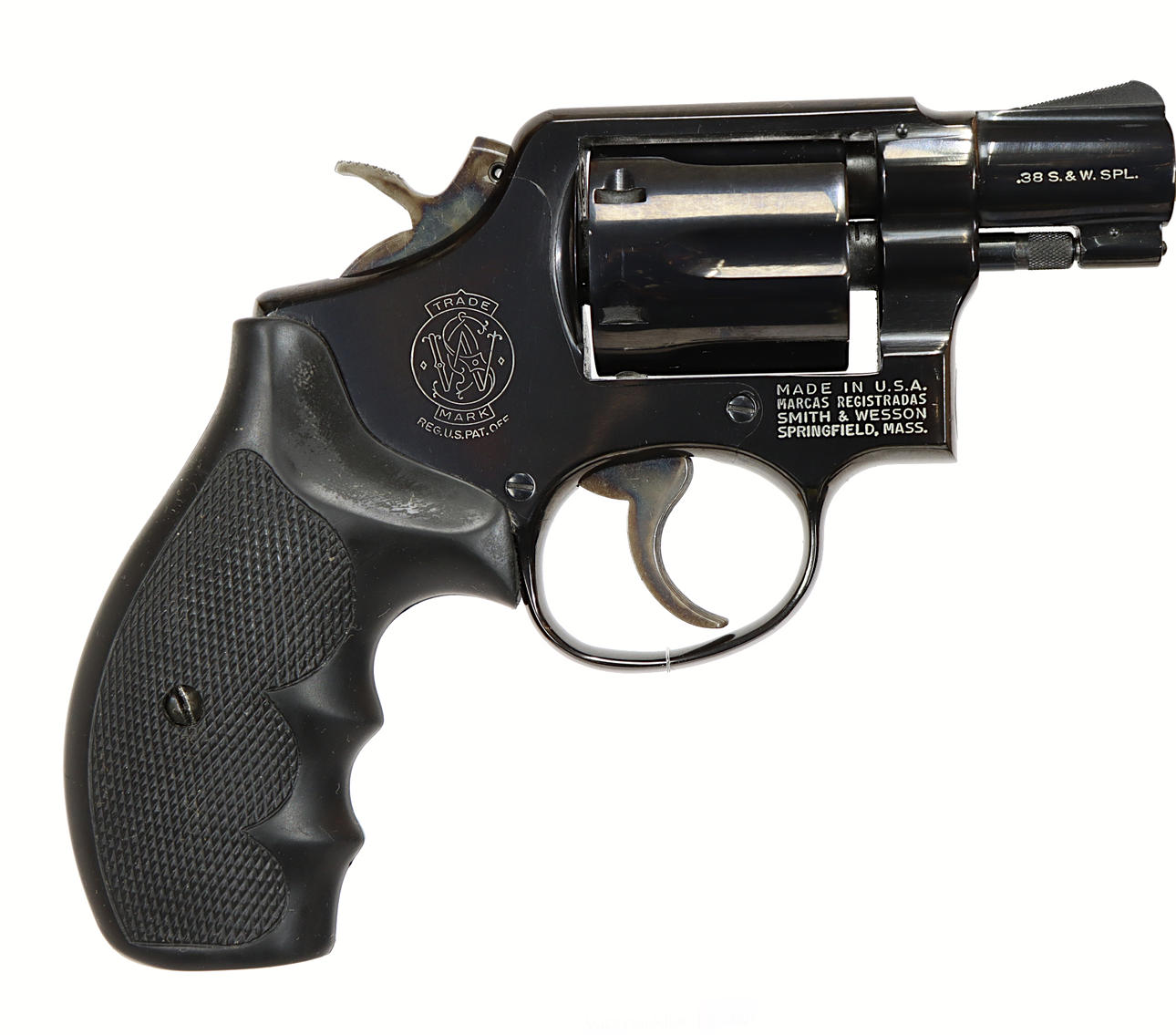 REVOLVER, Double Action, make Smith & Wesson, model 10-5, calibre .38 Special, no. D952567, se-no. SE1899338.