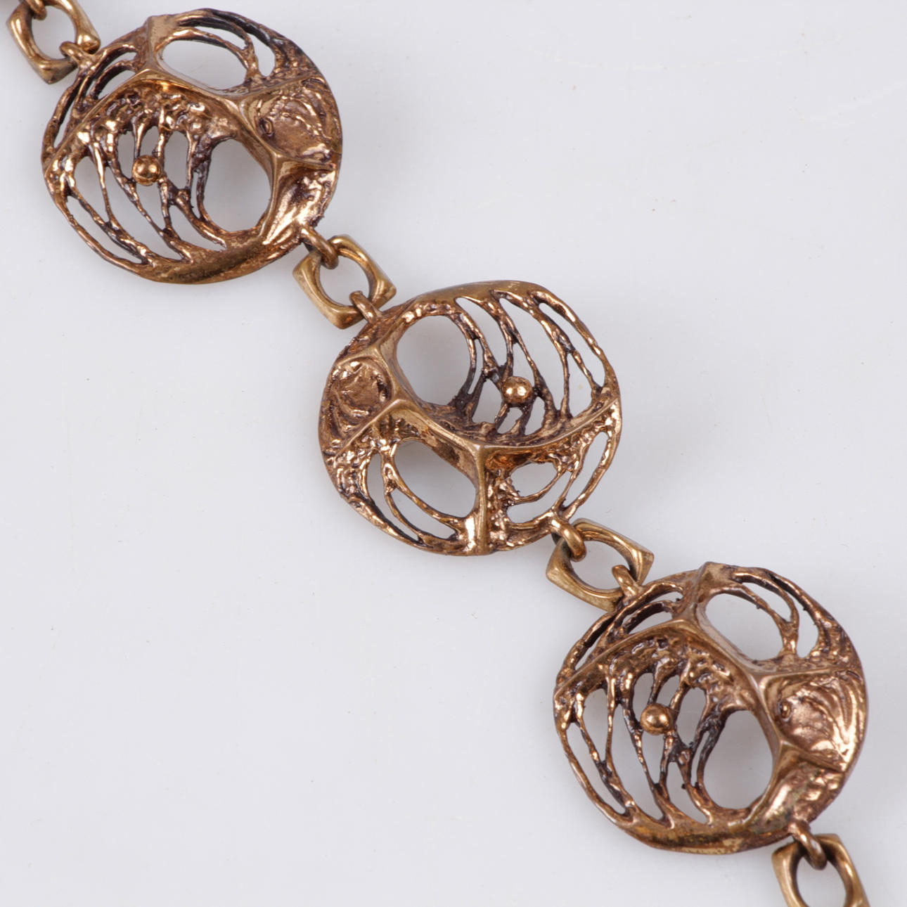 ARMBAND, brons, Karl Laine, Finland, 1970-tal.