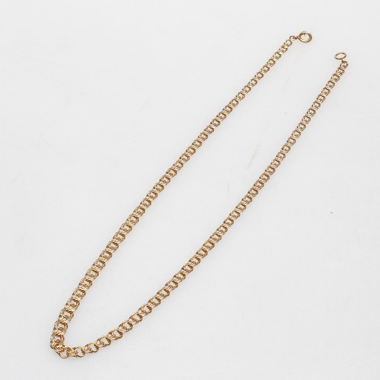 HALSBAND, "Bismarck", guld, 18 k, vikt ca 12.3 g.