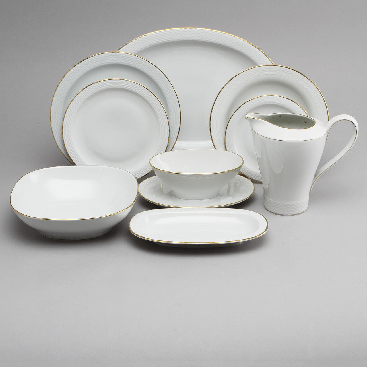 SERVIS, 58 delar, Bavaria, Johann Haviland, Modell Raymond Loewy.