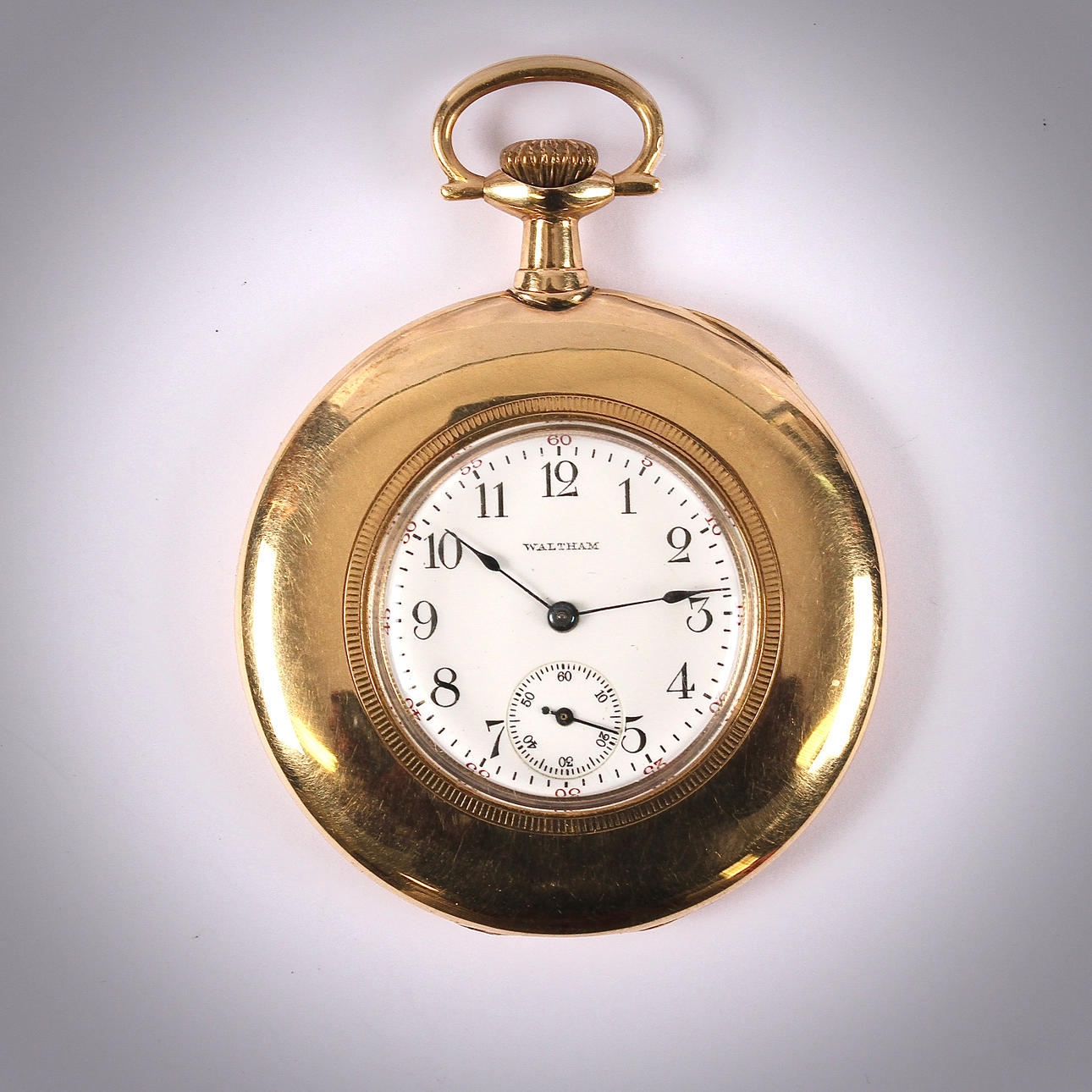 POCKET WATCH, Waltham, 14K.