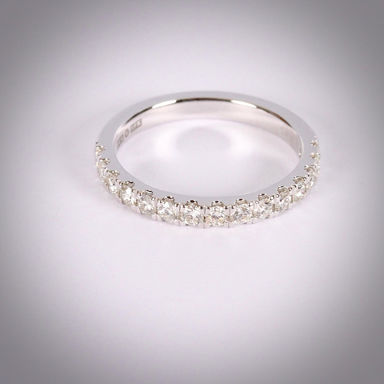 ALLIANCE RING, 0,48ct, white gold 18K.