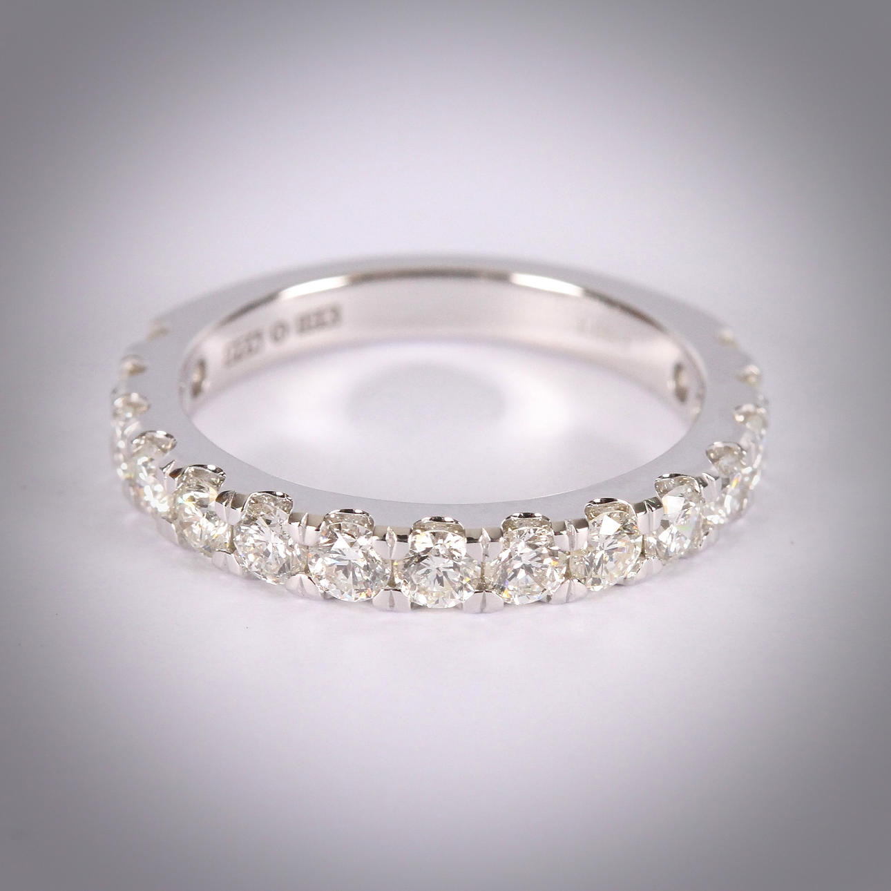 ALLIANCE RING, 1,09ct, white gold 18K.
