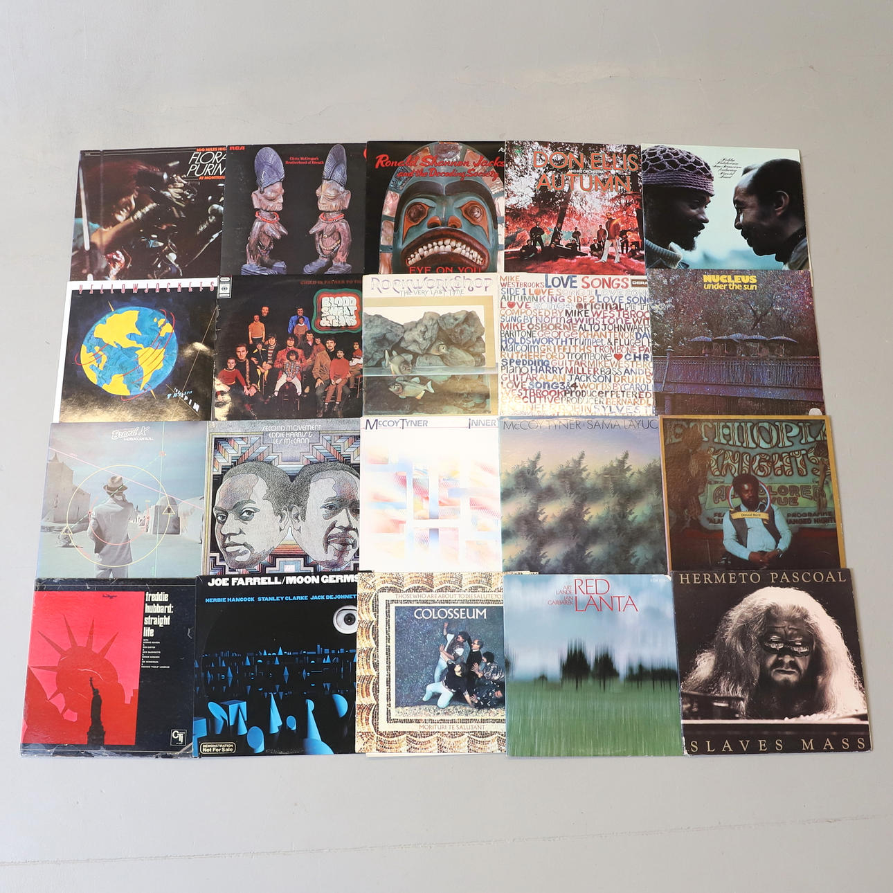 JAZZ/JAZZFUSION, 20 LPs, 1960er/70er/80er.