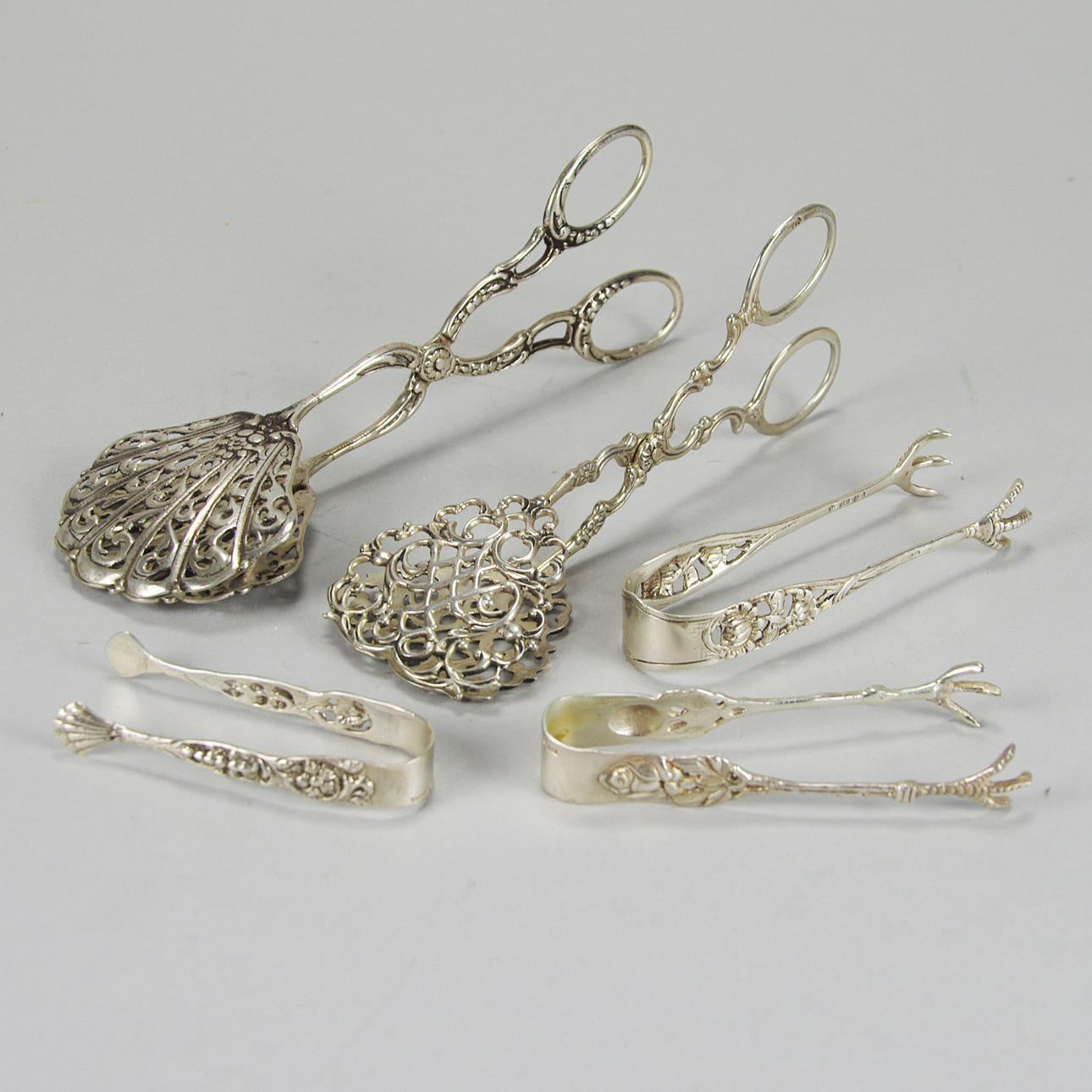 TÄNGER, 5 stycken, silver.