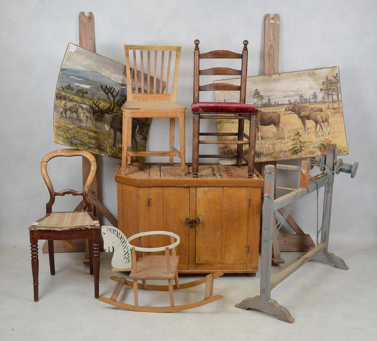 PARTI ALLMOGE, mm, 10-delar, 18/1900-tal.