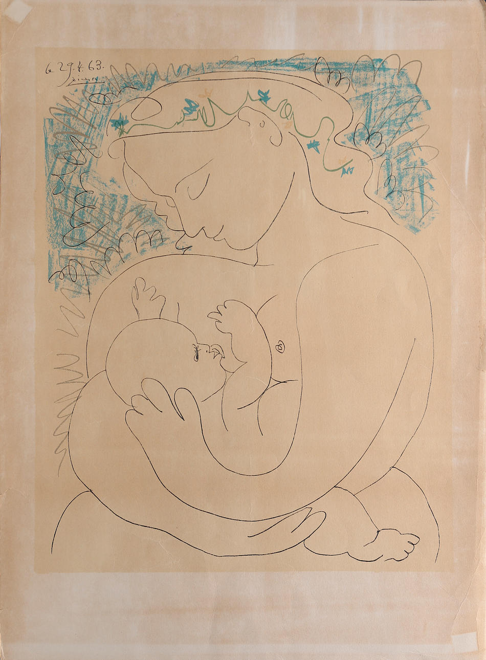 PABLO PICASSO. SEGÚN. Maternidad.