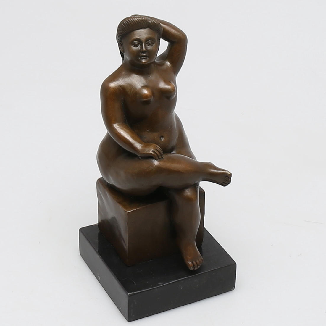 OIDENTIFIERAD KONSTNÄR. Skulptur, brons, efter Botero, 2000-tal.