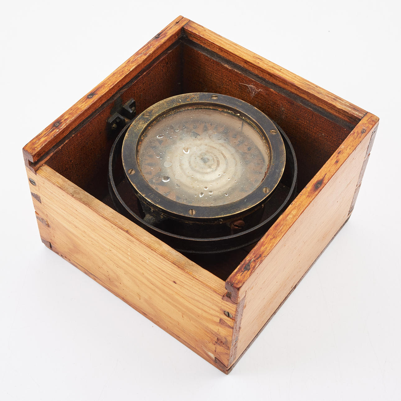 A compass, end of the 19th century, CM Hammar, Gothenburg, cardan ...