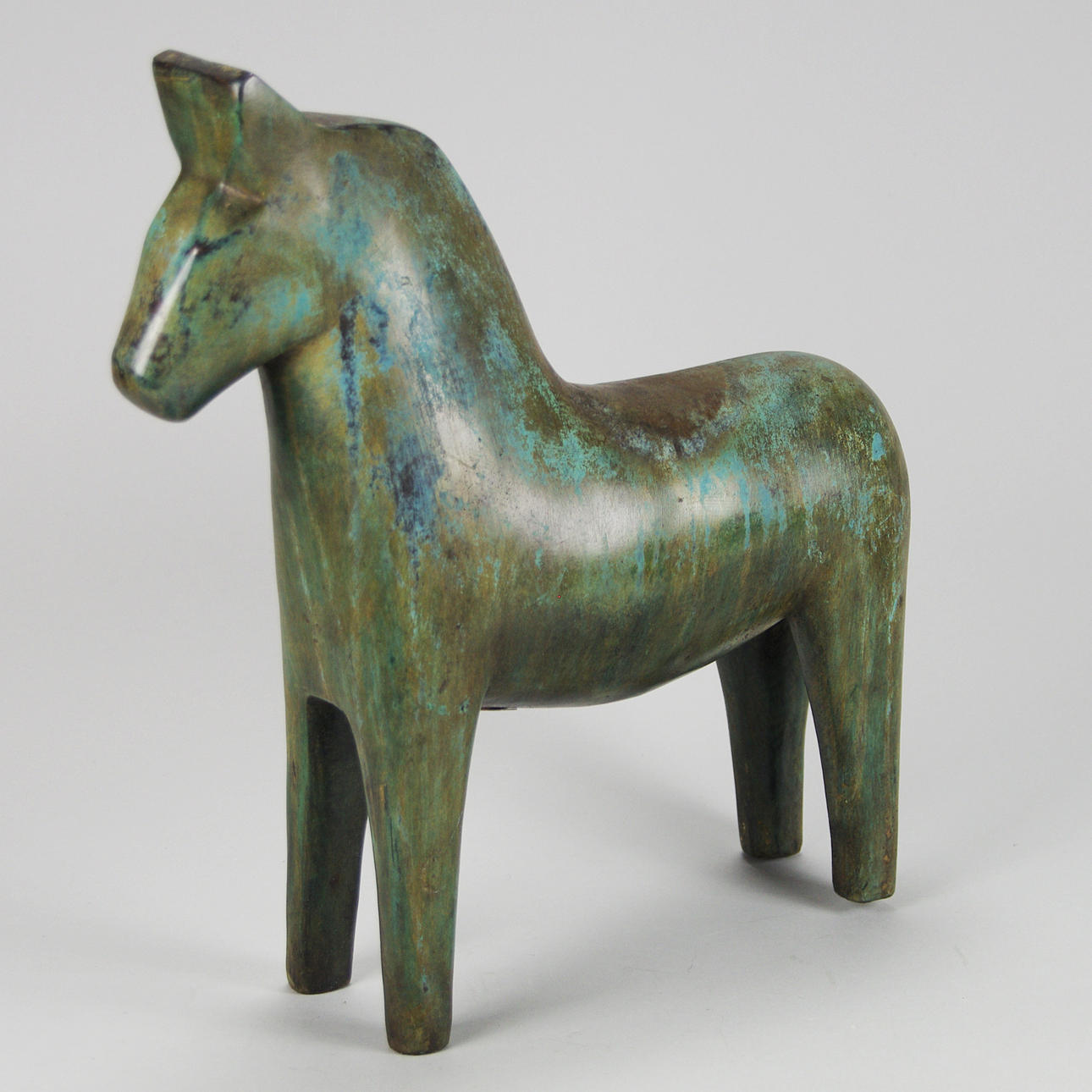 ANDREAS WARGENBRANT. Skulptur, häst, brons, brickmärkt och numrerad 10/99.