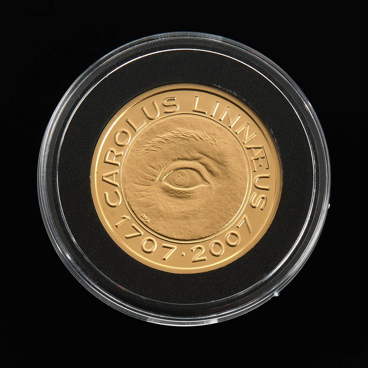 GOLDMÜNZE 2000kr 2007, Carolus Linnæus 1707-2007.