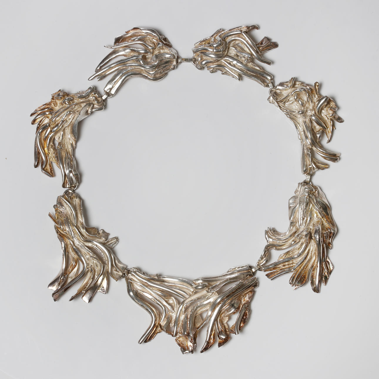 INGA LAGERVALL, HALSSMYCKE, Sterlingsilver, Lidingö 1978.