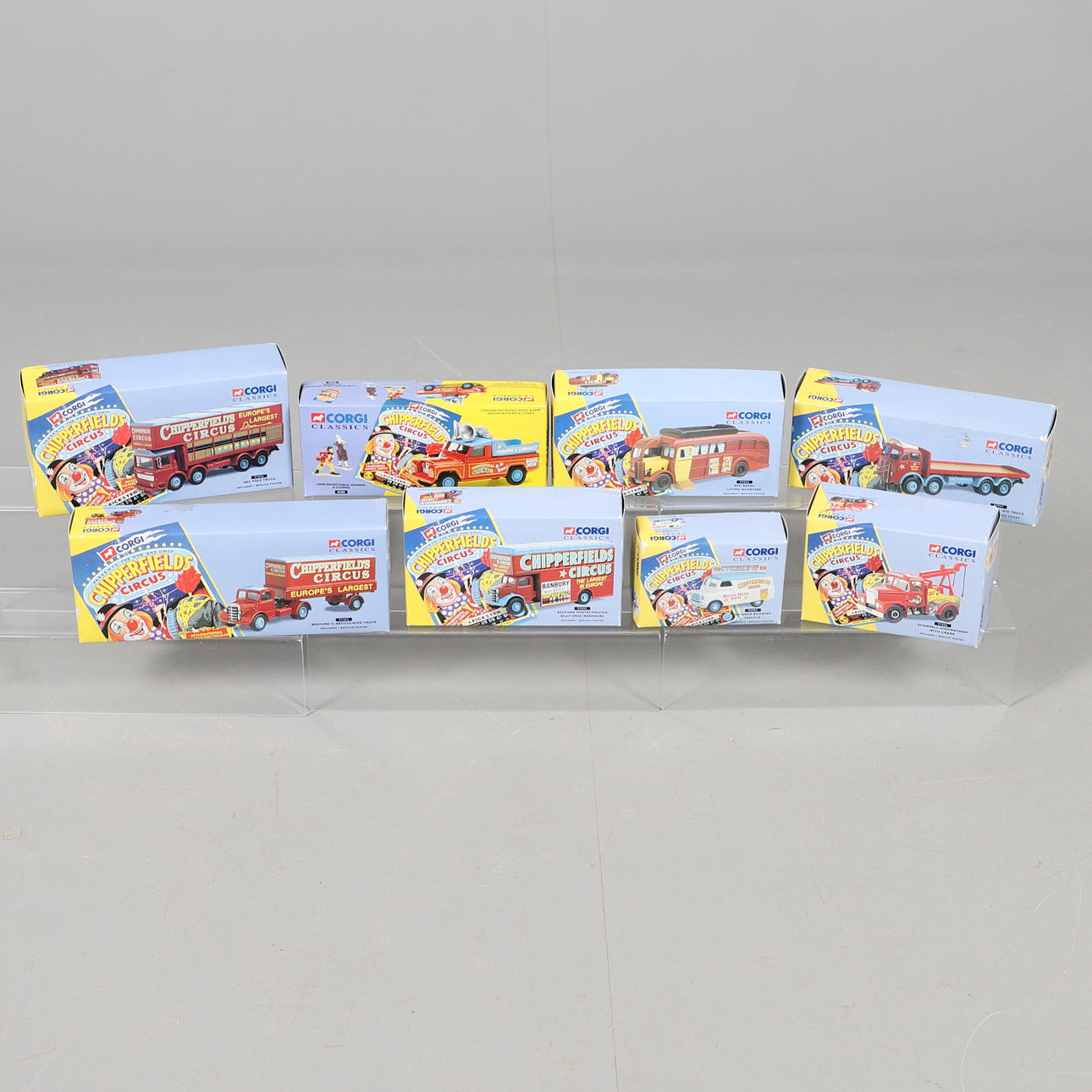 CORGI TOYS - CHIPPERFIELDS CIRCUS BOXED MODELS.