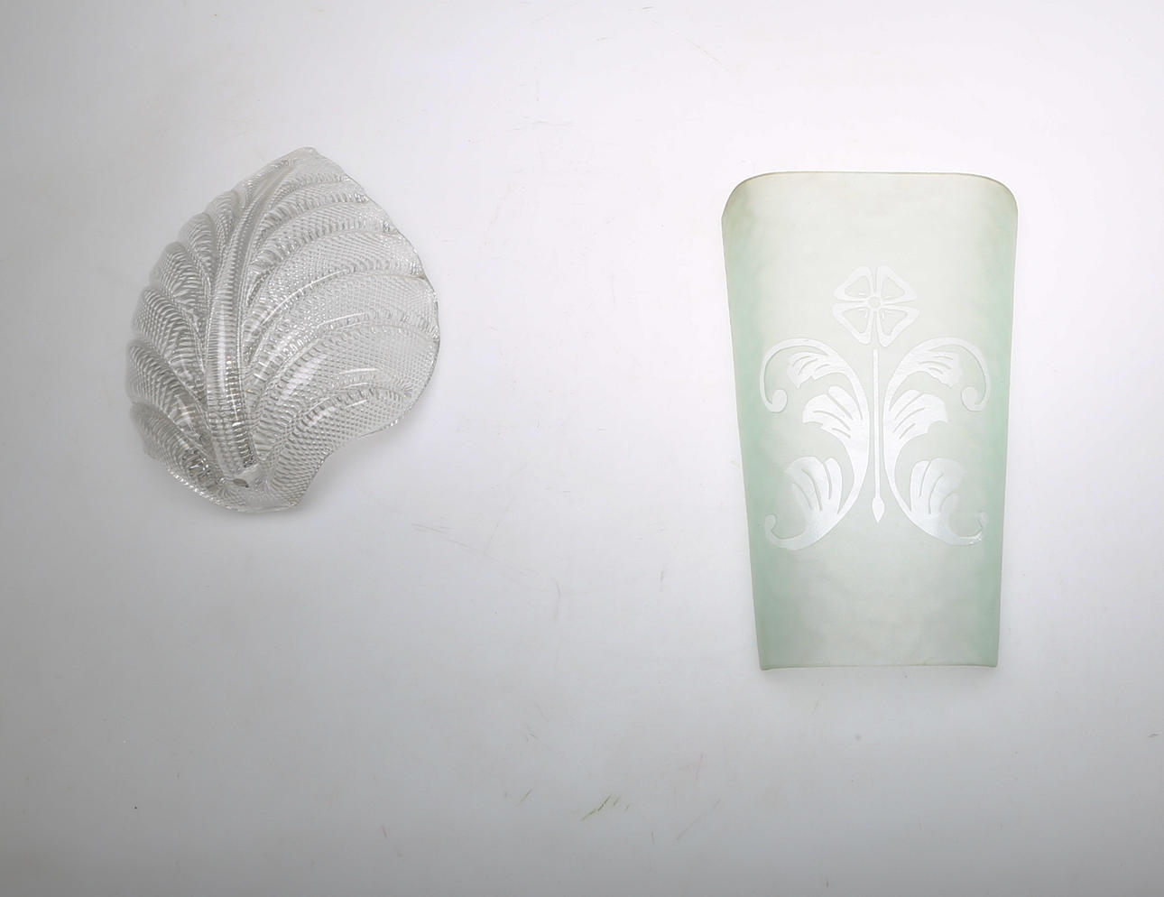 VÄGGLAMPOR, 2 st, 1940/50-tal.