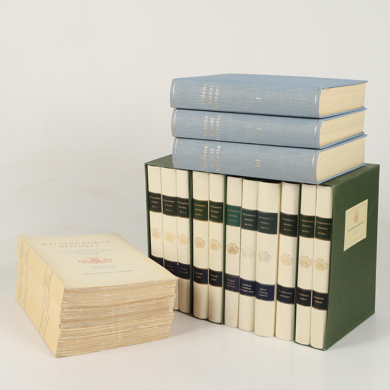 BÖCKER, 14 band, Helsingborgs Historia.