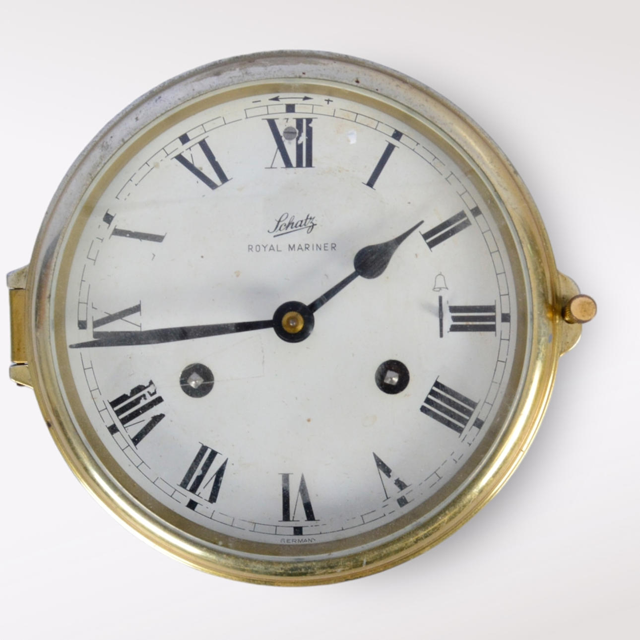 SCHATZ & SÖHNE, skibsur, messing, Tyskland.