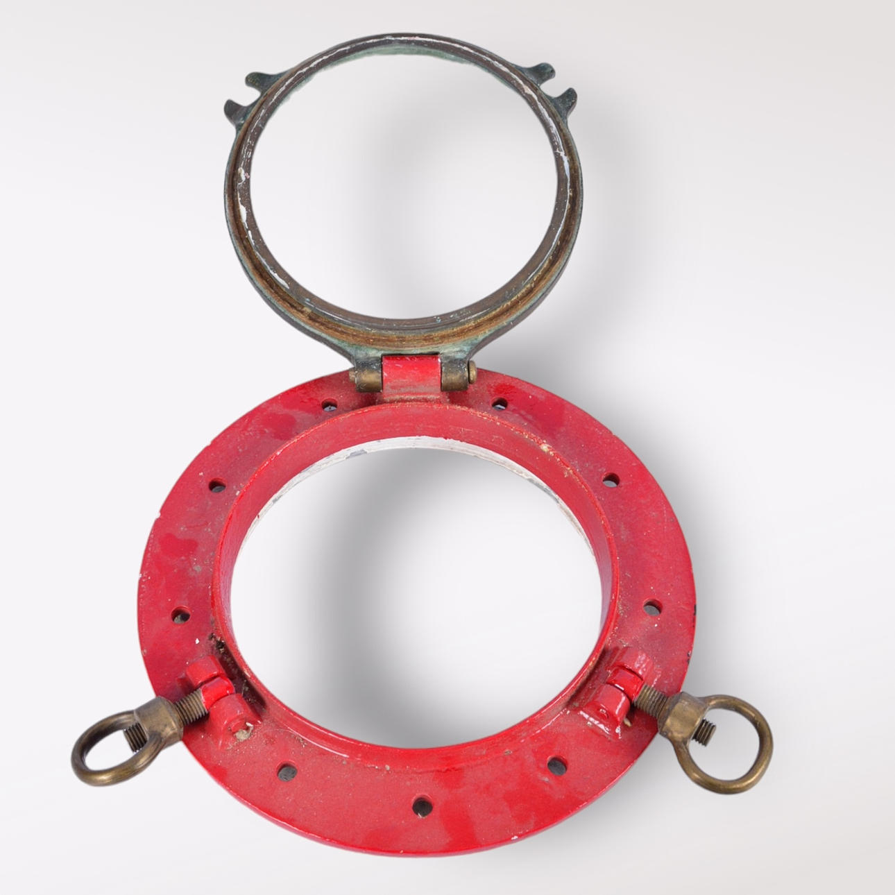 KARVINDUE, glas og messing, 1900-tallet.