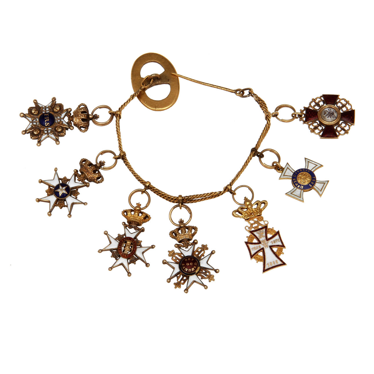 MINIATYRORDNAR, 7 st. Sekelskiftet 1900.