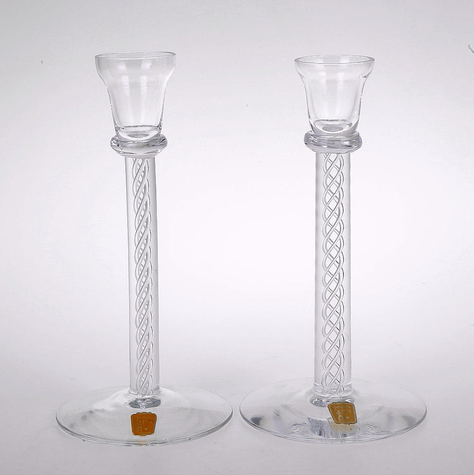 LJUSSTAKAR, ett par, Johansfors, 1900-talets mitt.