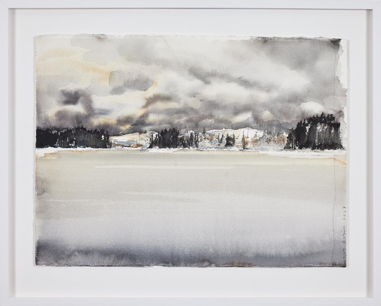 LARS LERIN. Eisbedeckter See.