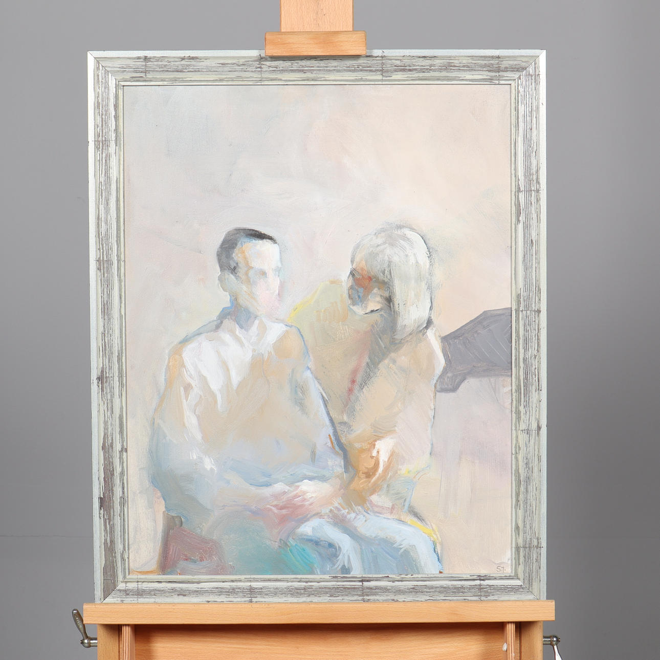 STAFFAN JOHANSSON. OIL ON PANEL, signed.