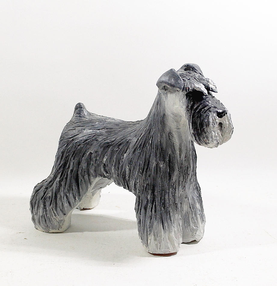 FIGURIN, keramik, "Schnauzer".