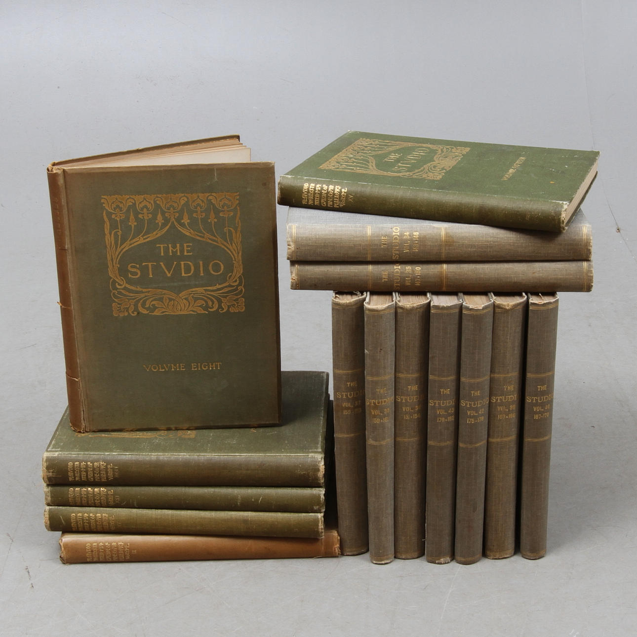 BÖCKER, 15, st, "The Studio An Illustrated Magazine of Fine and Applied Art", spridda volymer 1896 - 1908.