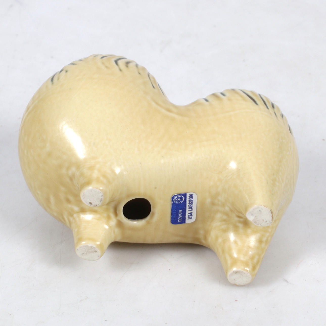 LISA LARSON. Figurine, pug, ceramic, Gustavsberg. Ceramics