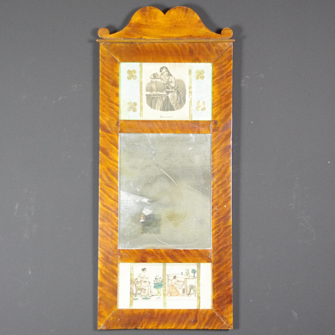 SPEGEL, mahogny, empire.