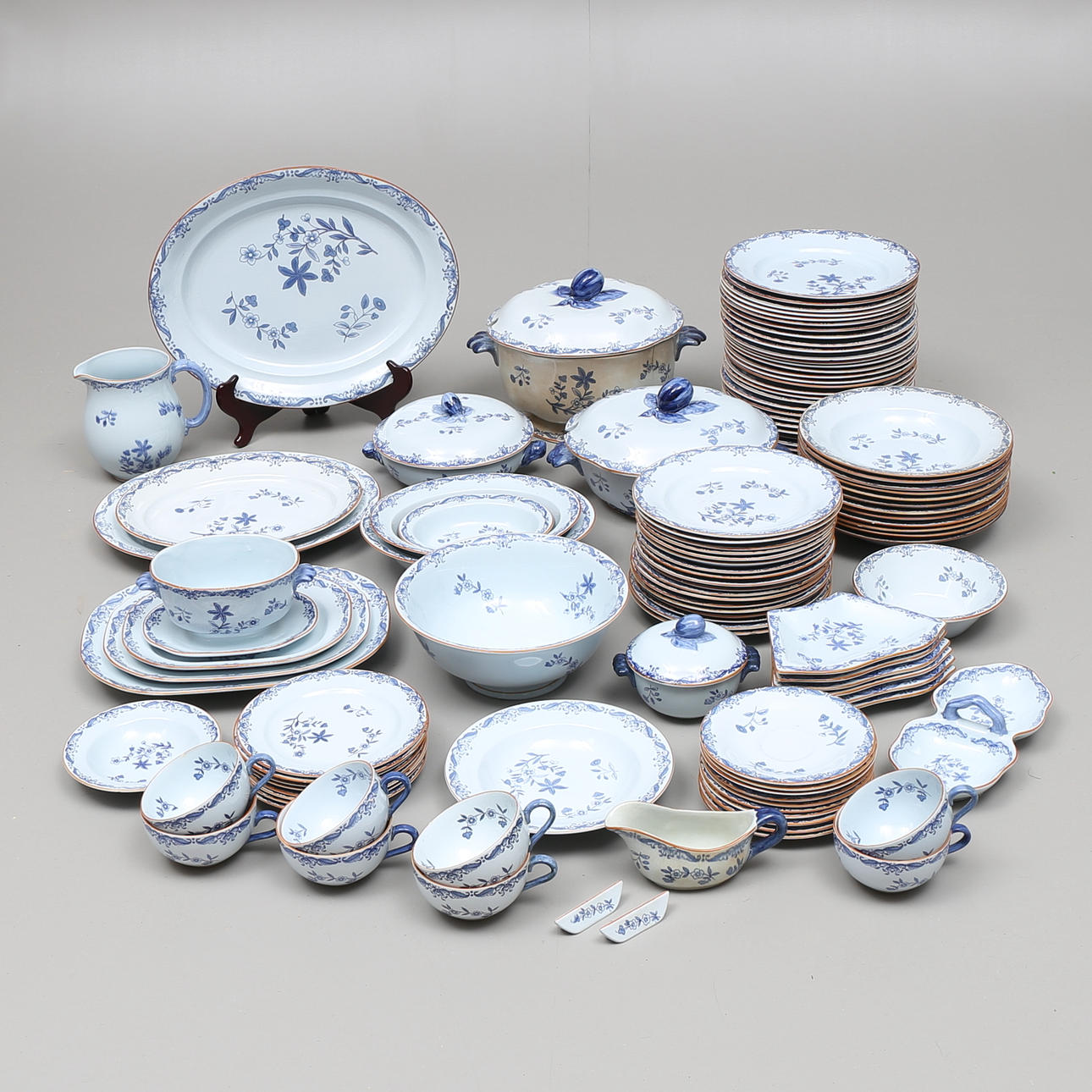 SERVIS, ca 114 delar, "Ostindia", Rörstrand.