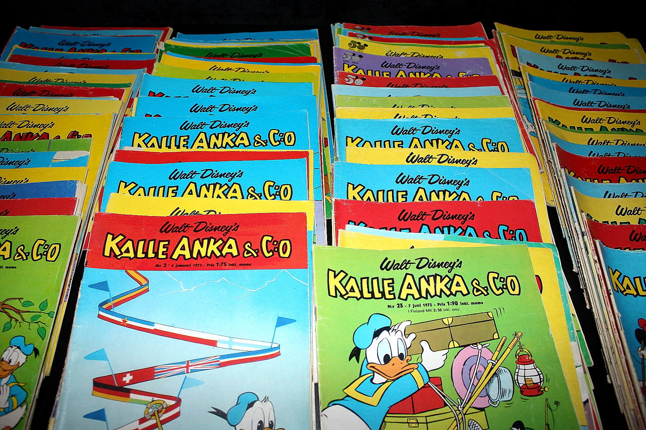 SERIETIDNINGAR, Kalle Anka, 1972-73.