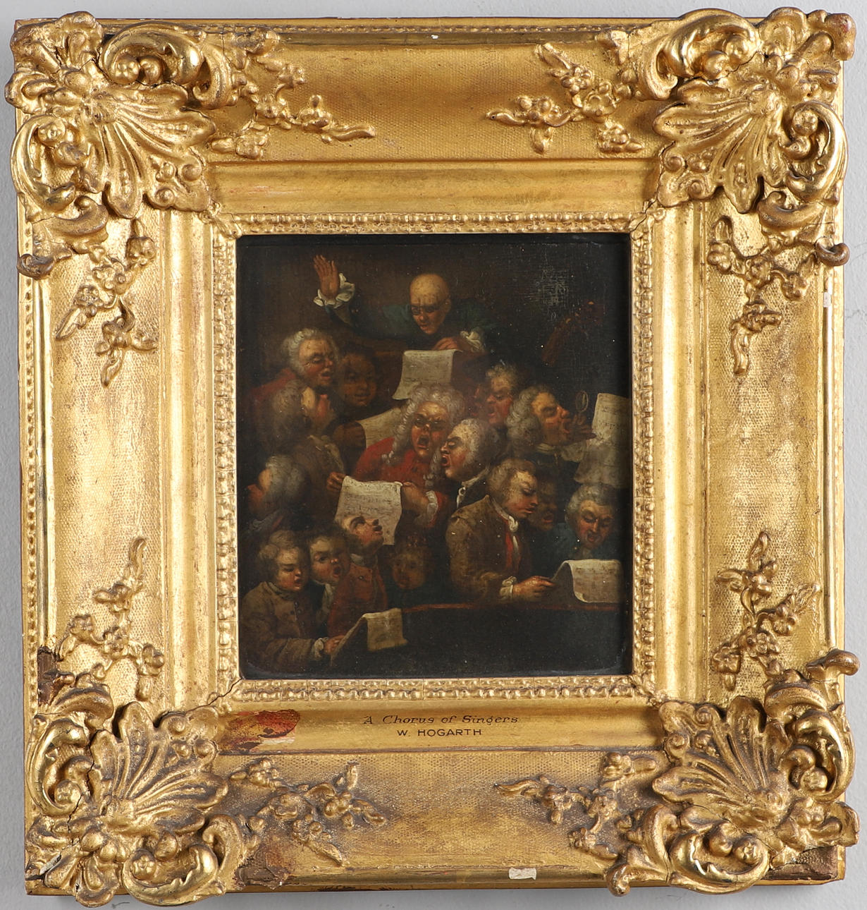 AFTER WILLIAM HOGARTH (1697-1764). A CHORUS OF SINGERS.