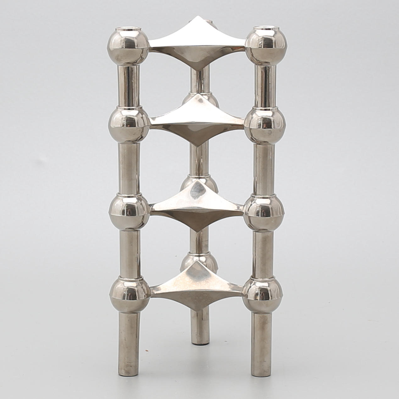 LJUSSTAKAR, 4 st, metall, Caesar Stoffi och Peter Nagel, BMF, Tyskland.