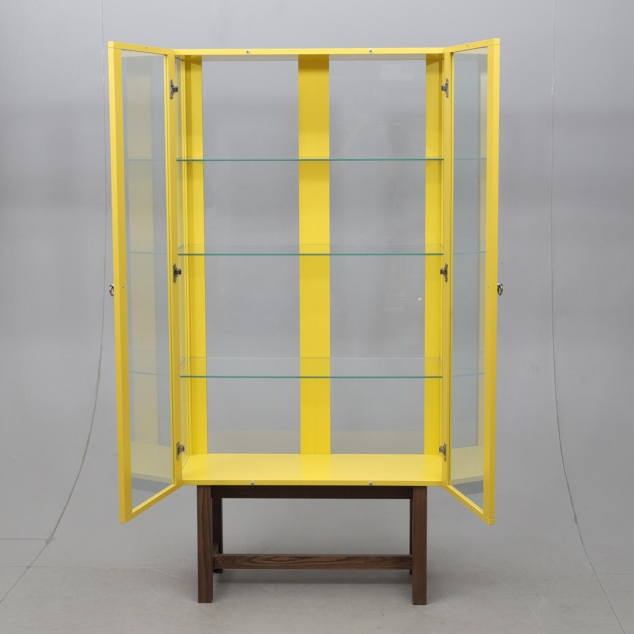 A 'Stockholm' display cabinet, IKEA, 21st century. Furniture
