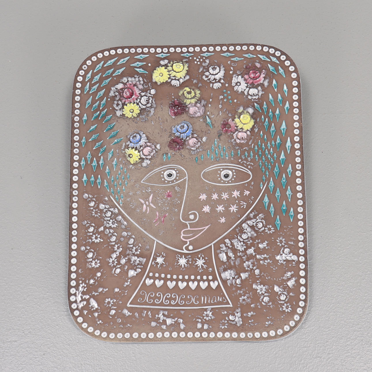 MARI SIMMULSON. Painting, Uppsala Ekeby.