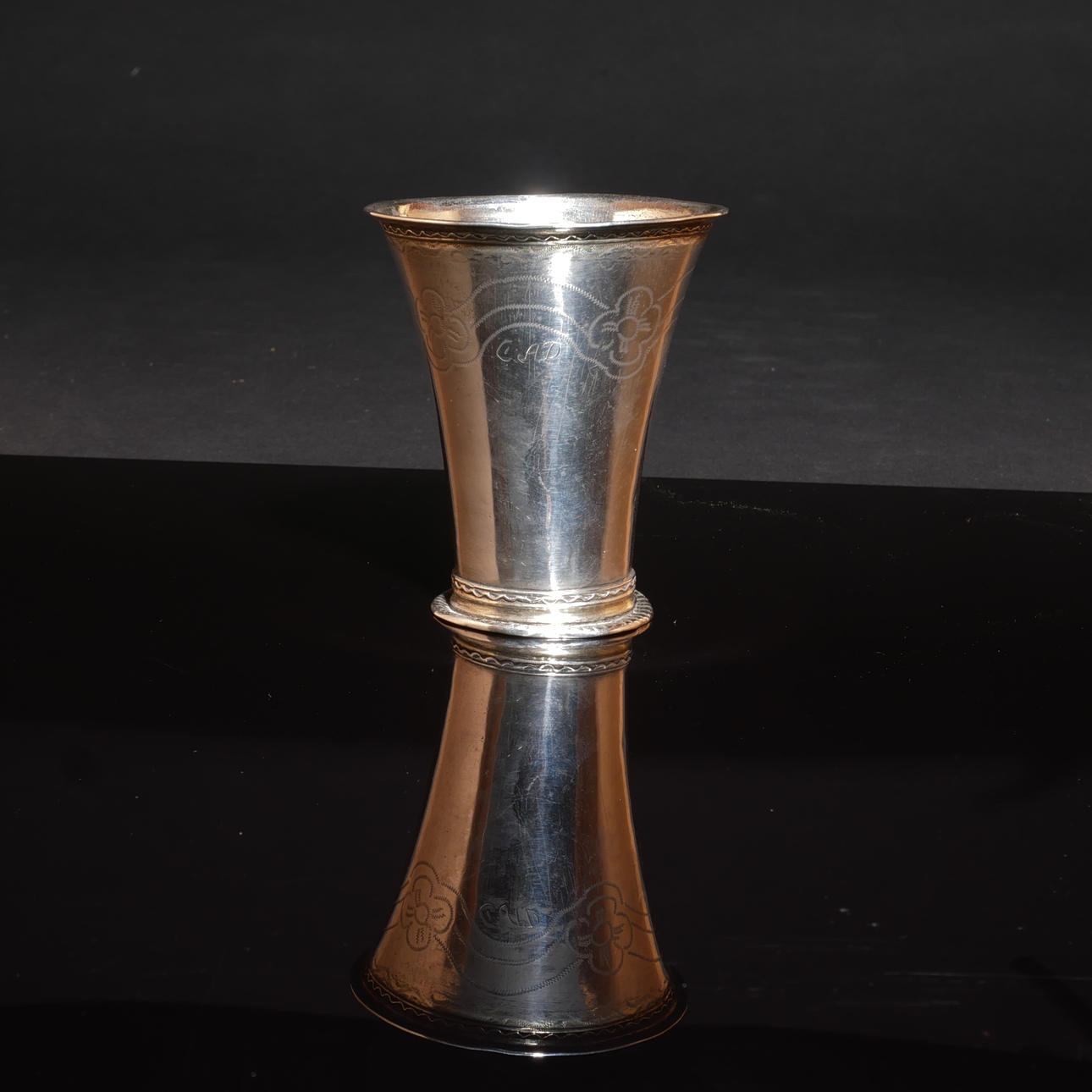 DANIEL LUNDSTRÖM. A Rococo chalice, Stockholm, 18th century.