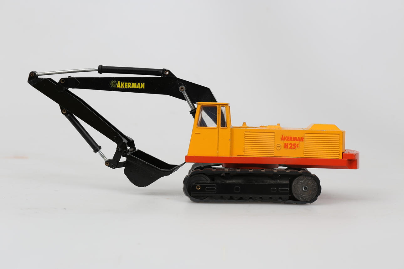 GRÄVSKOPA, plåt, Åkerman, NZG, Tyskland.