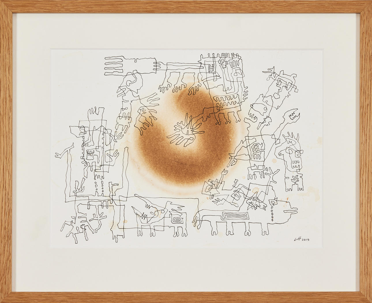 LEIF HOLMSTRAND. „Weinender Schweinehund“.