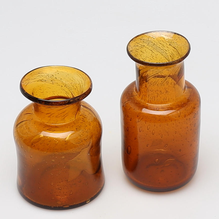 VASER i glas, 2 st, Boda glas, Gunnar Höglund.