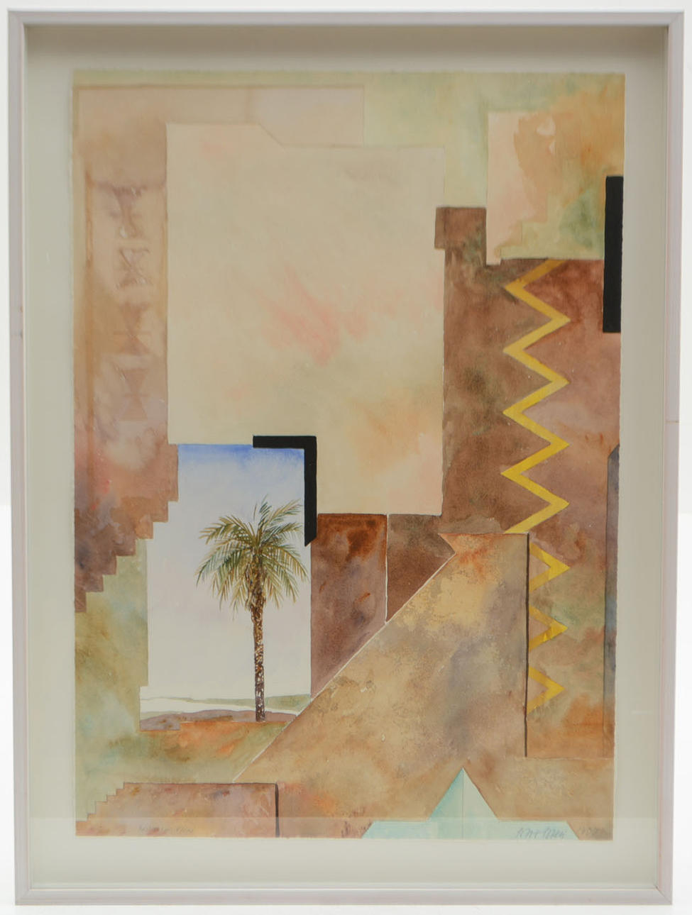 BENT HOLSTEIN. Nubian wiew. Vesiväri.