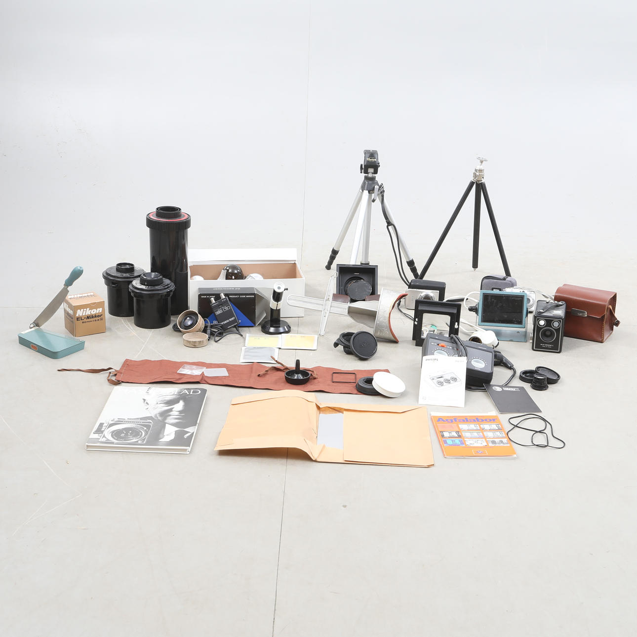 FOTOTILBEHØR, Sl, a, Bokskamera Kodak.