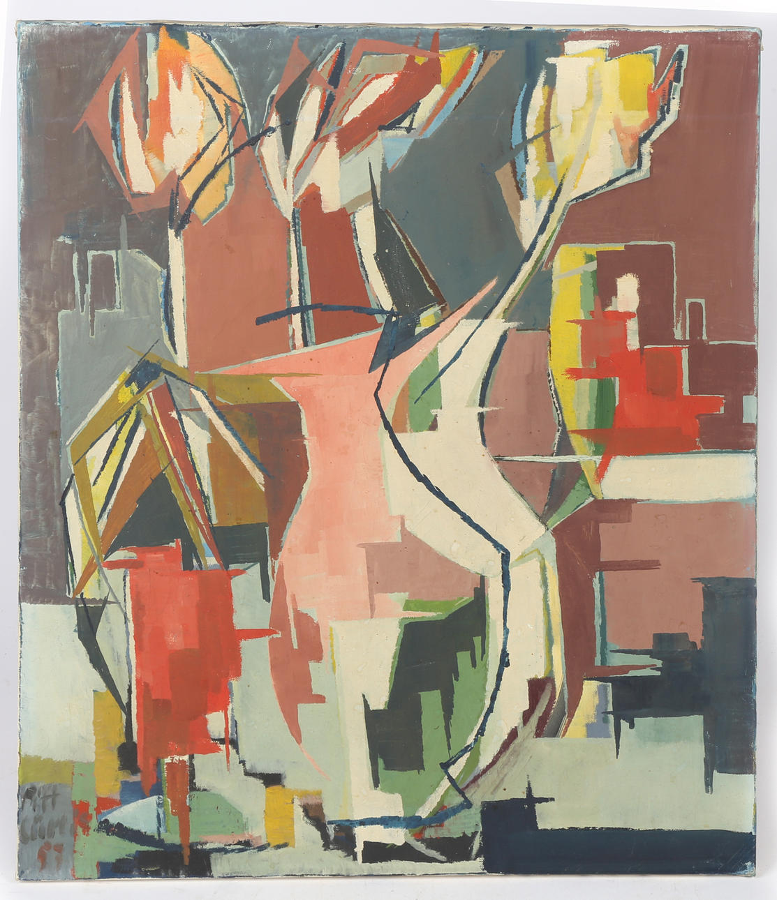 PITT CURTIS (20TH CENTURY) "ABSTRACT STUDY".